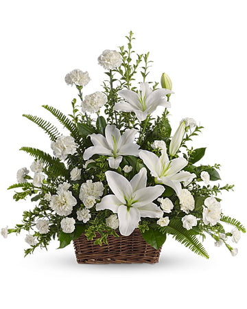 Peaceful White Lilies T228-1A