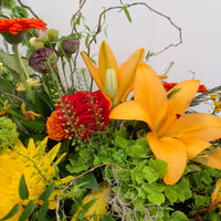 Woodsy Heart Urn Arrangement